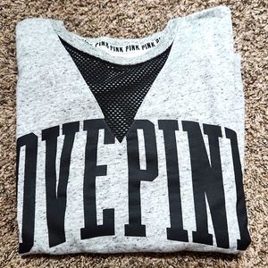PINK / victorias secret Gray oversized sweatshirt M